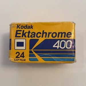 Kodak Ektachrome 400 35mm Slide Film 24 Exp, 11/1989 Expired Vintage RARE